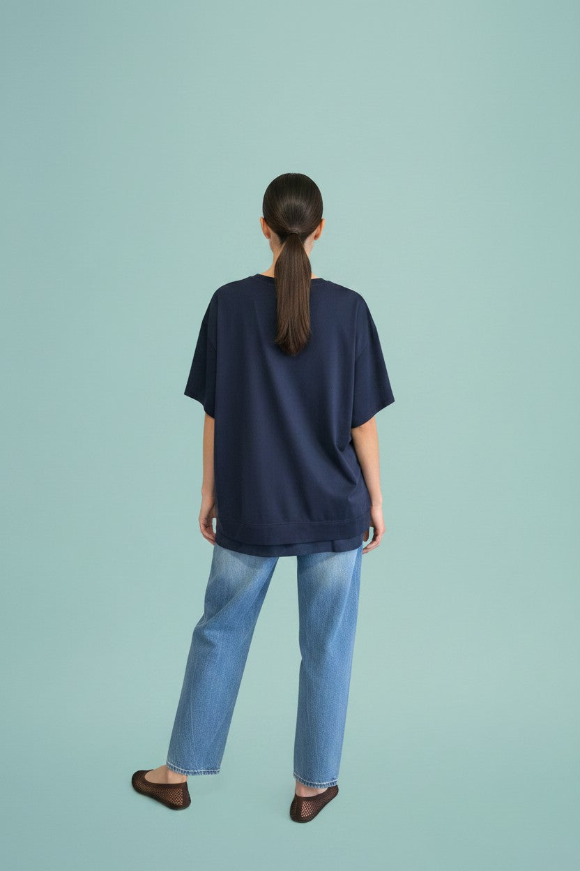 T-SHIRT FOULARD SETA
