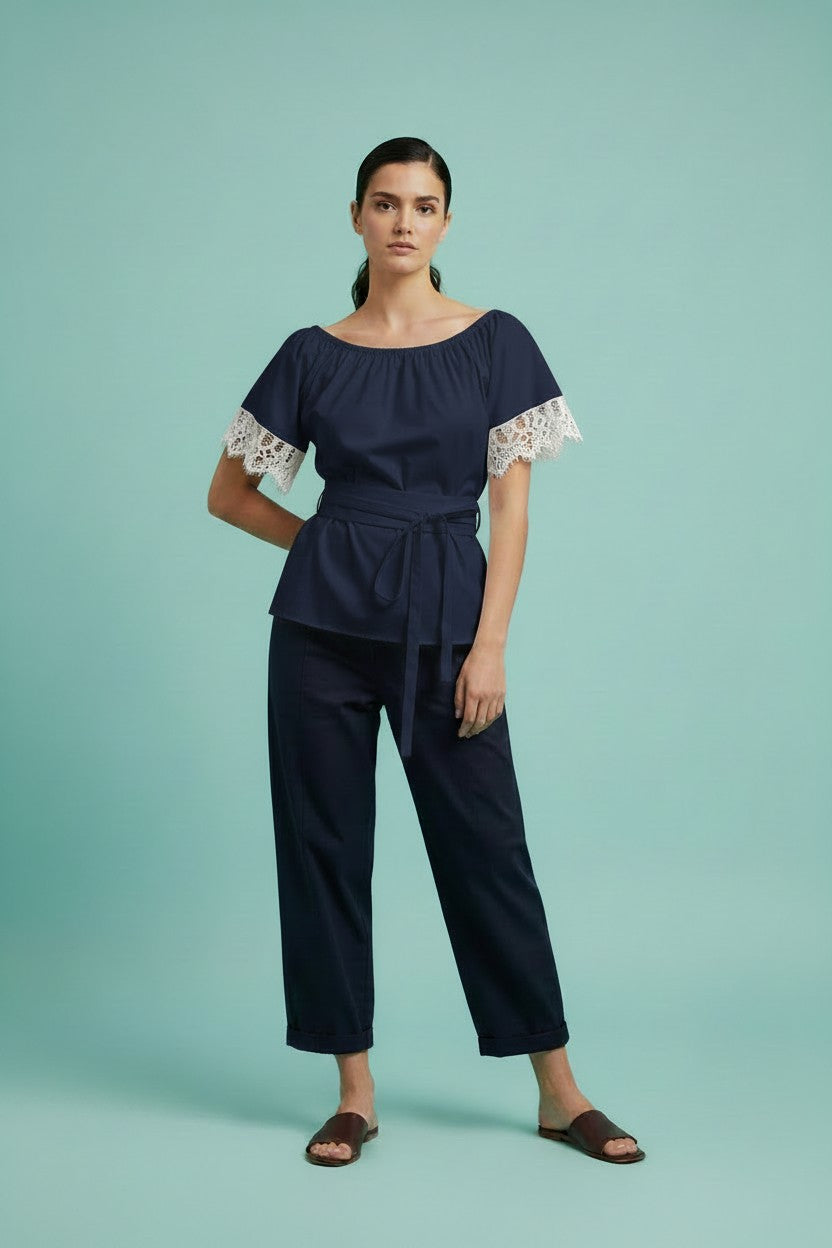 BLUSA CINTURA IN VITA