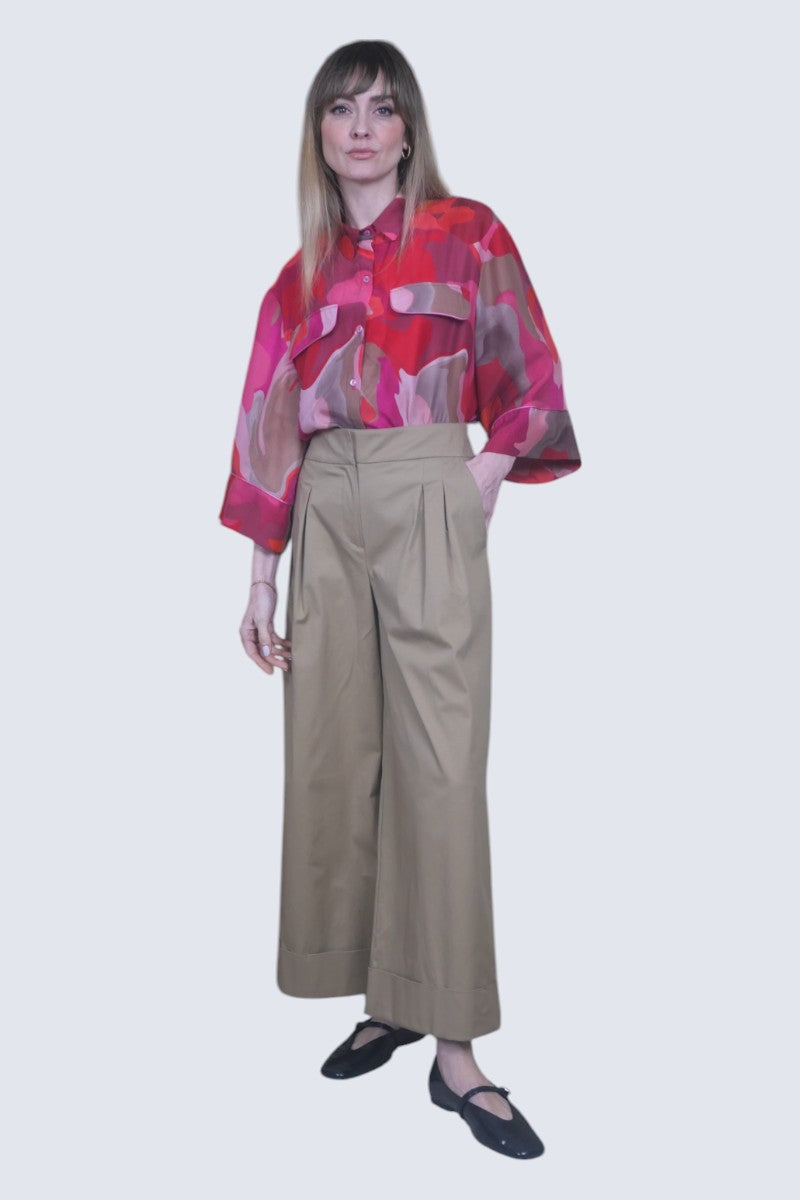 CAMICIA CROPPED NUVOLE