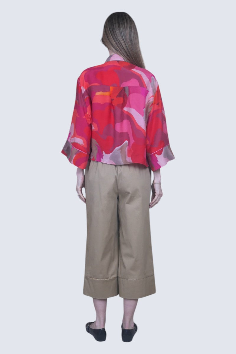 CAMICIA CROPPED NUVOLE