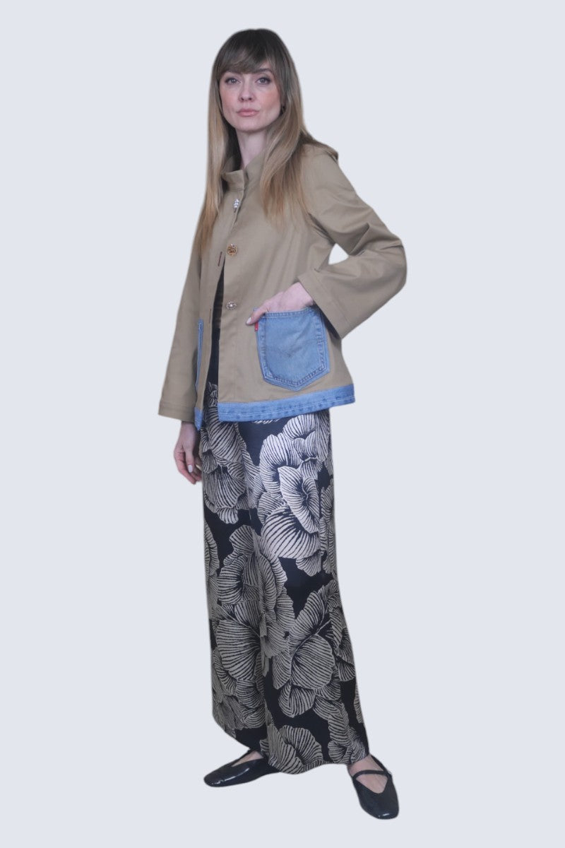 GIACCA COTONE TASCHE VINTAGE