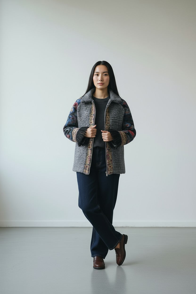 CABAN FOULARD PURA LANA