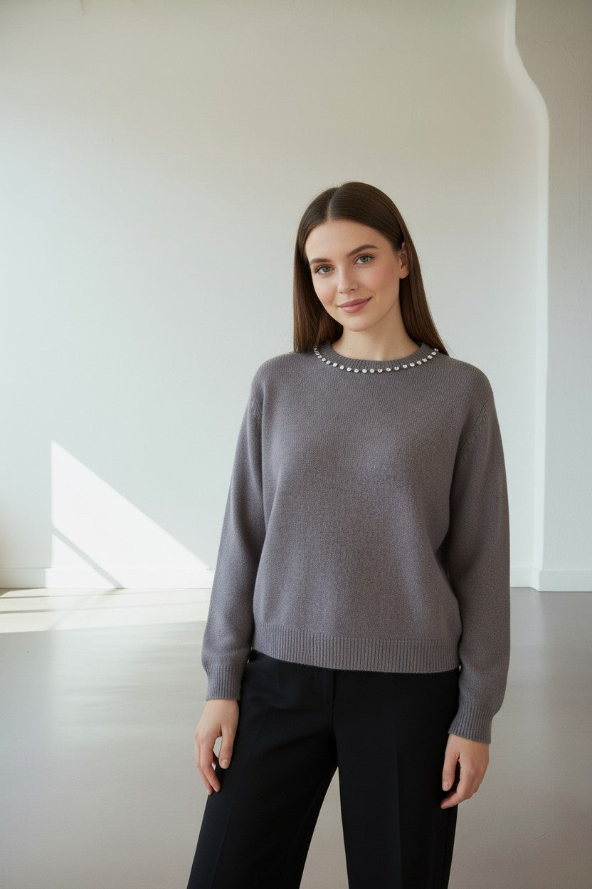 PULL PURA LANA STRASS