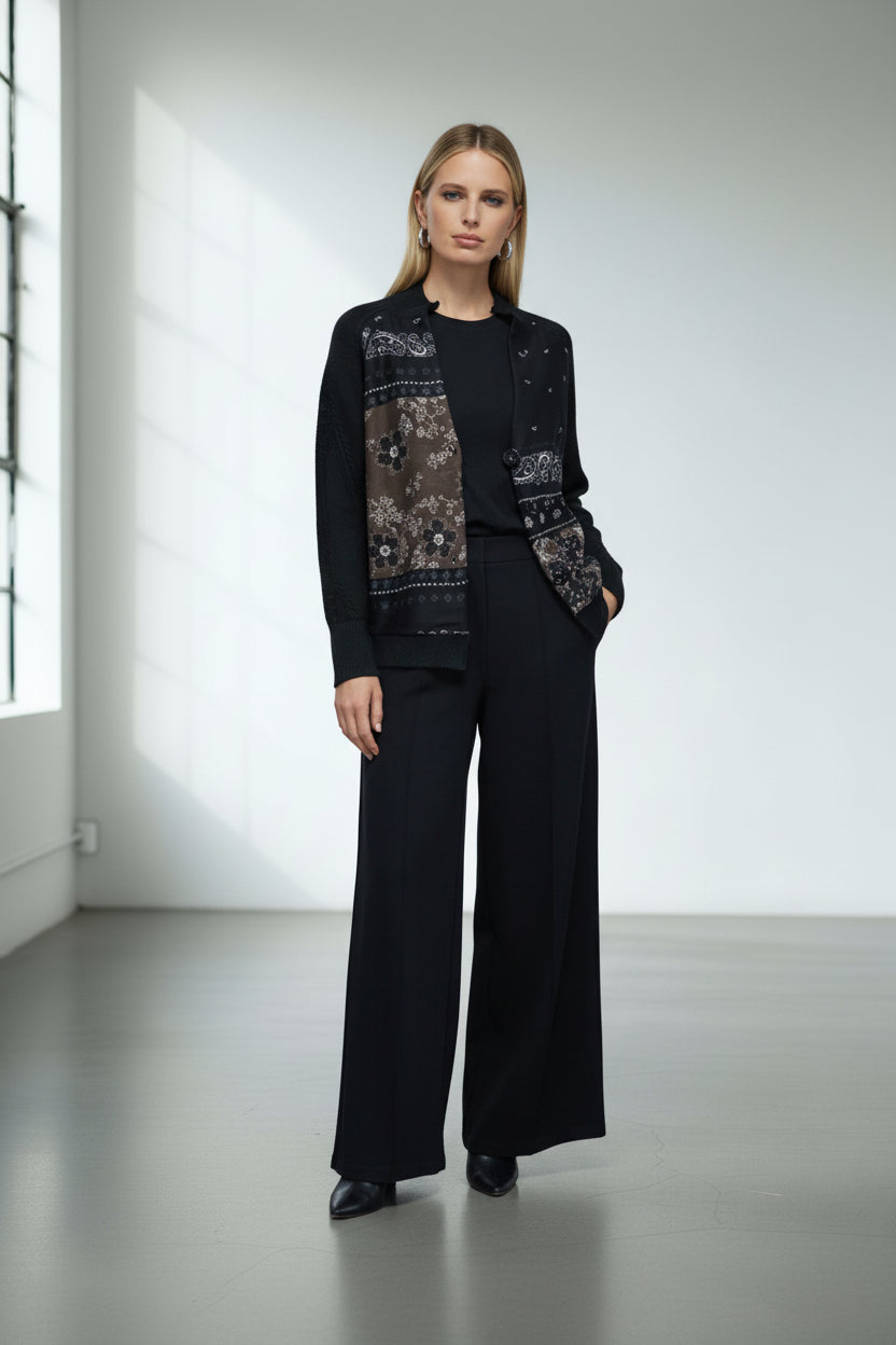 GIACCHINA FOULARD NERO