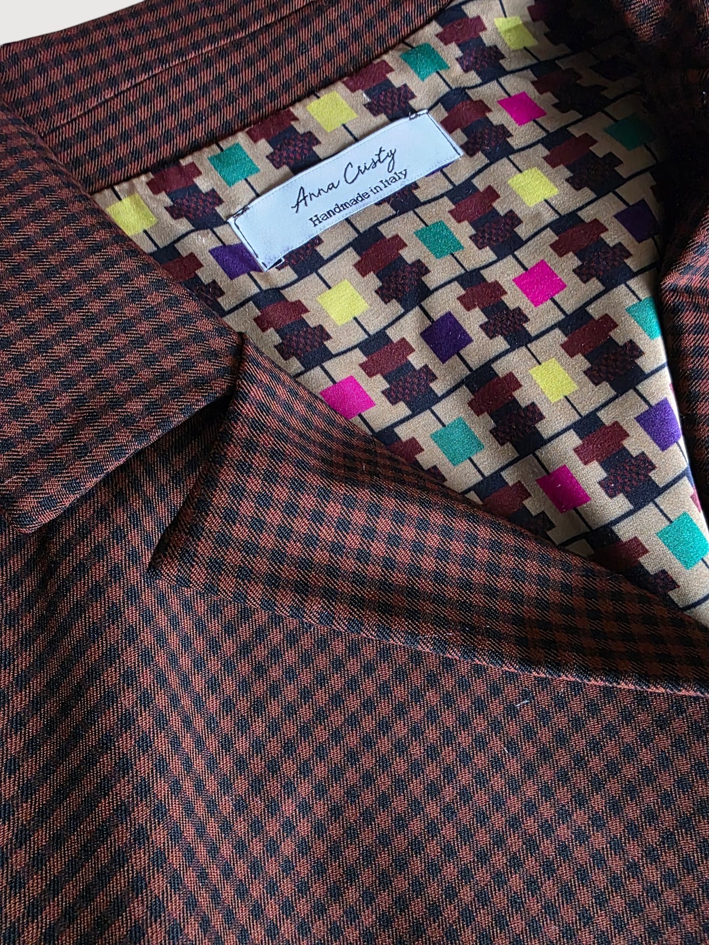 BLAZER PIED DE POULE  PURA LANA