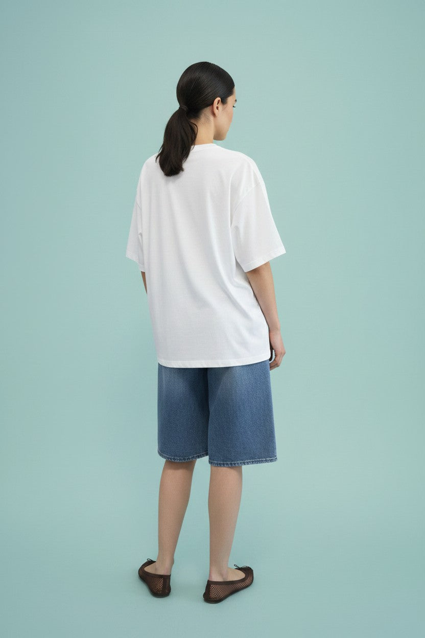 BERMUDA DENIM STRASS