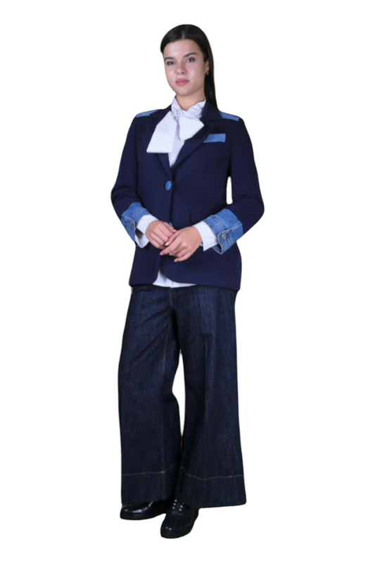 BLAZER INSERTI JEANS
