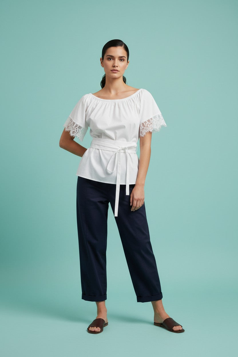 BLUSA CINTURA IN VITA