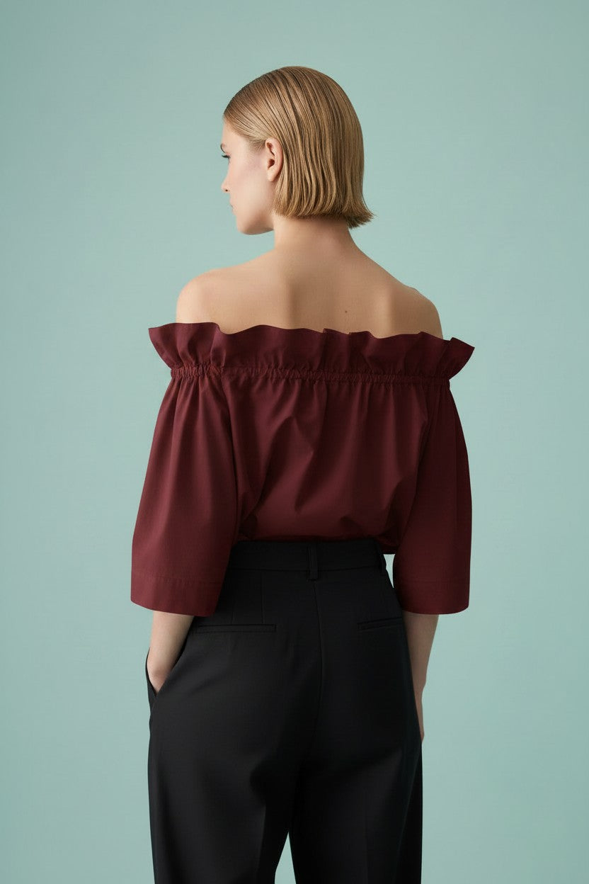 BLUSA SPALLE SCESE
