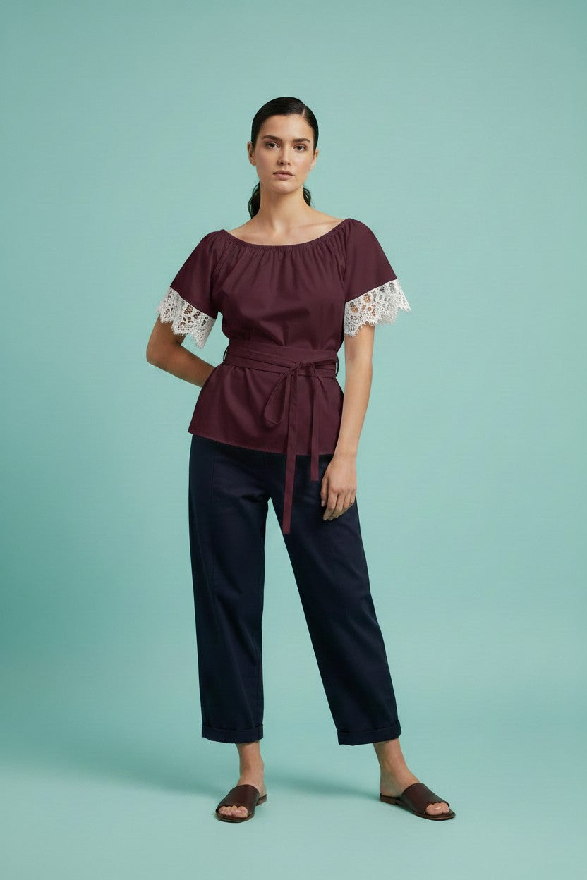 BLUSA CINTURA IN VITA