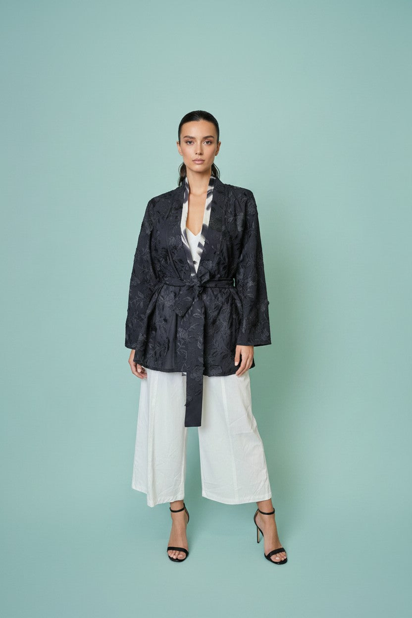 KIMONO MUSSOLA RICAMATA