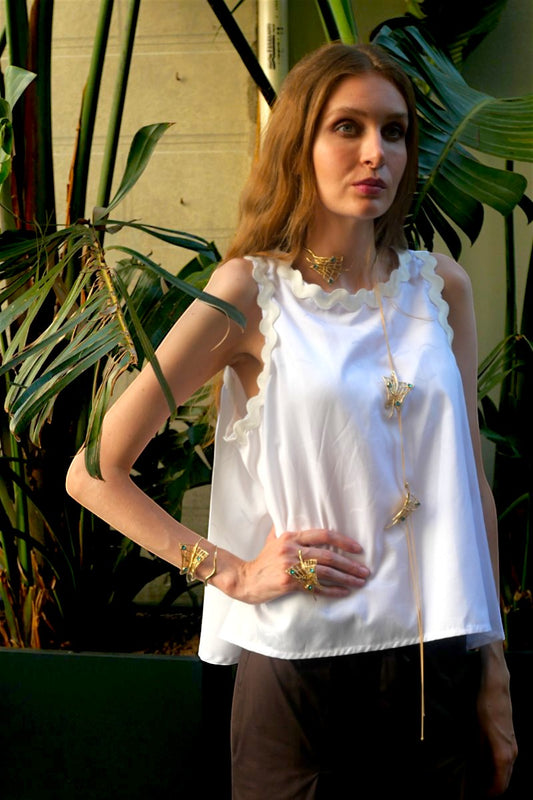 CANOTTA COTONE JACQUARD