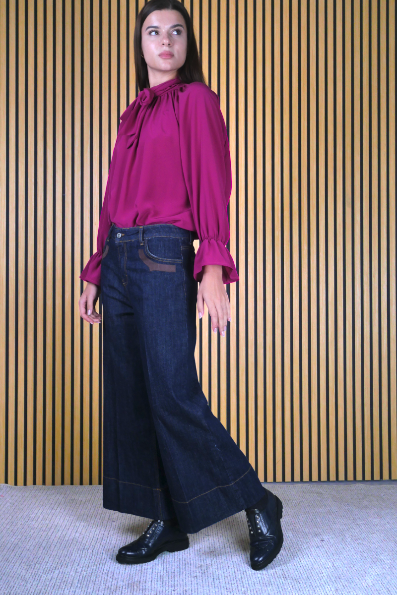 CAMICIA FIOCCO SETA