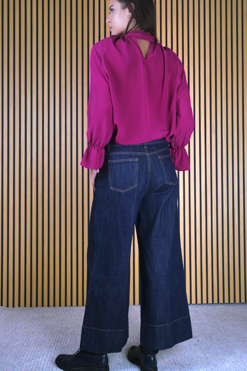 CAMICIA FIOCCO SETA