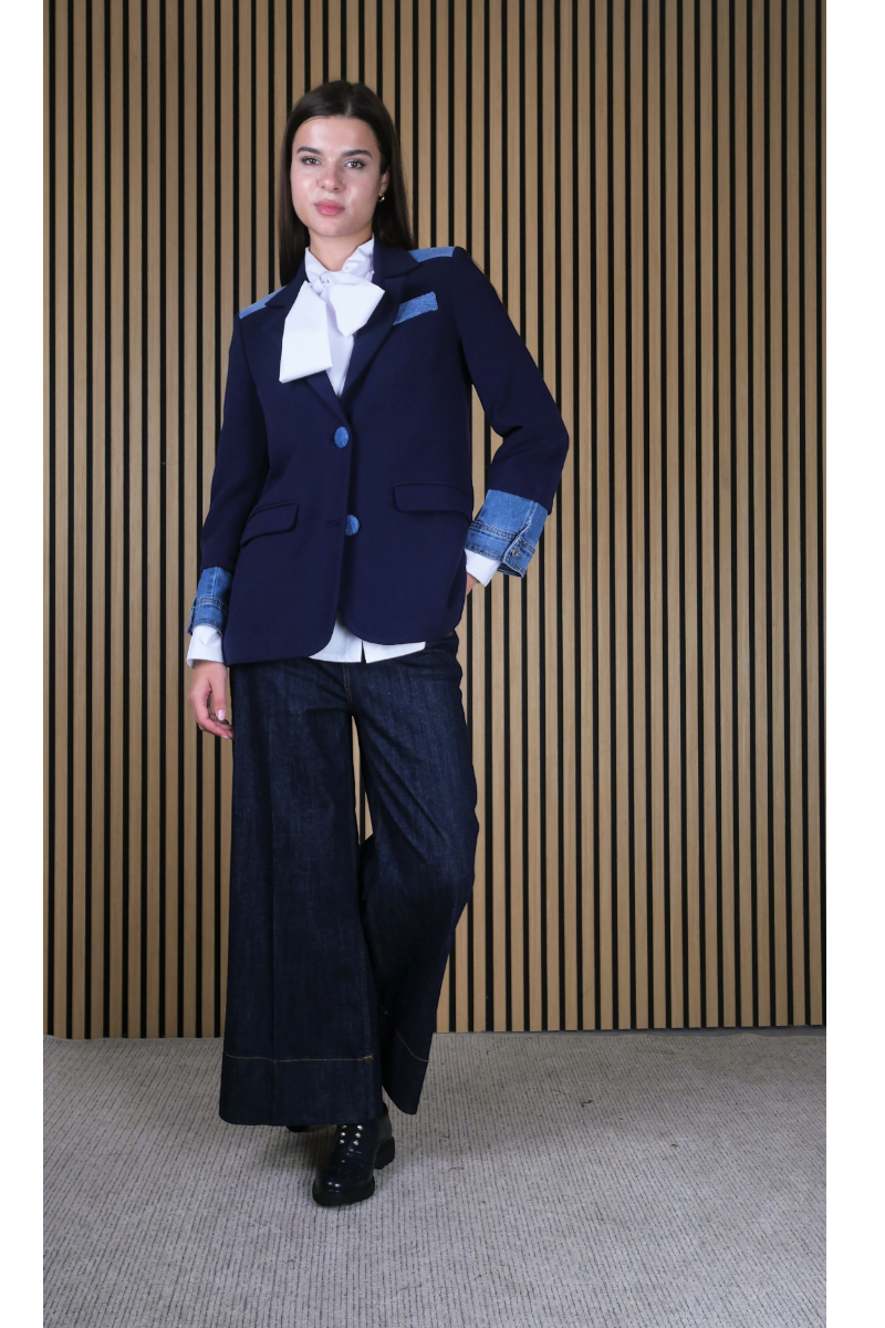 BLAZER INSERTI JEANS