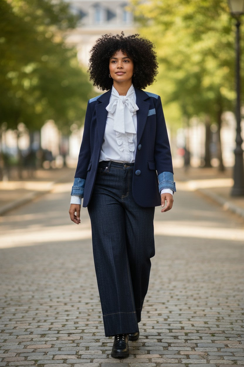 BLAZER INSERTI JEANS