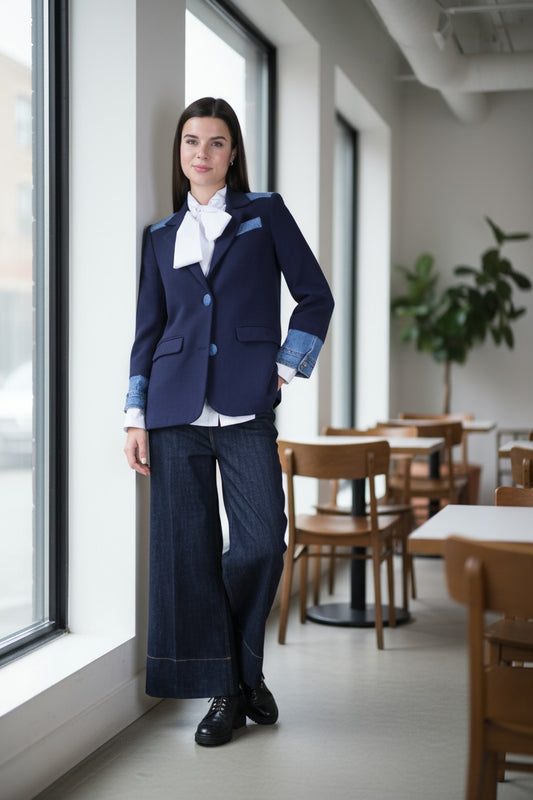 BLAZER INSERTI JEANS