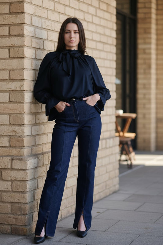 JEANS  STRETCH CON SPACCO