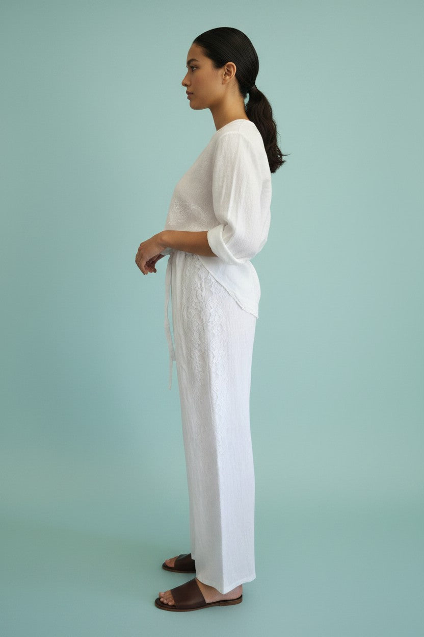 PANTALONE LINO COULISSE