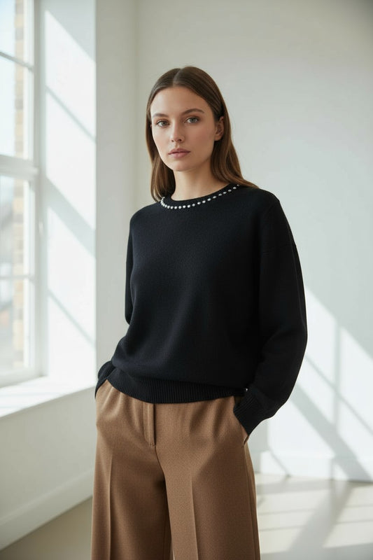 PULL PURA LANA STRASS