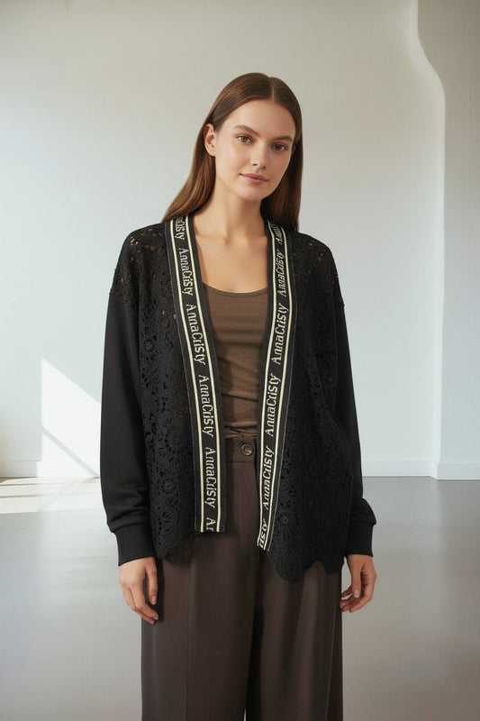 CARDIGAN PUNTO MILANO PIZZO