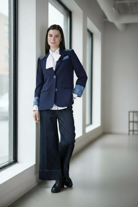 BLAZER INSERTI JEANS