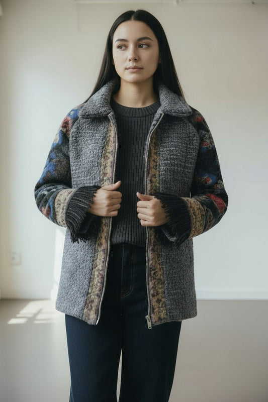 CABAN FOULARD PURA LANA