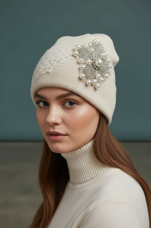 CAPPELLO PURA LANA PIZZO