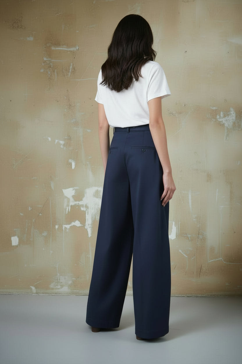 PANTAPALAZZO DRILL COTONE