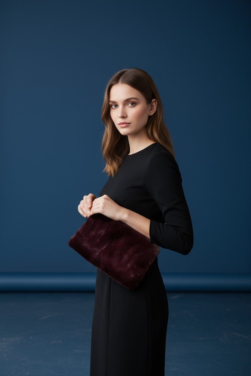 POCHETTE SIMILPELLICCIA PON PON