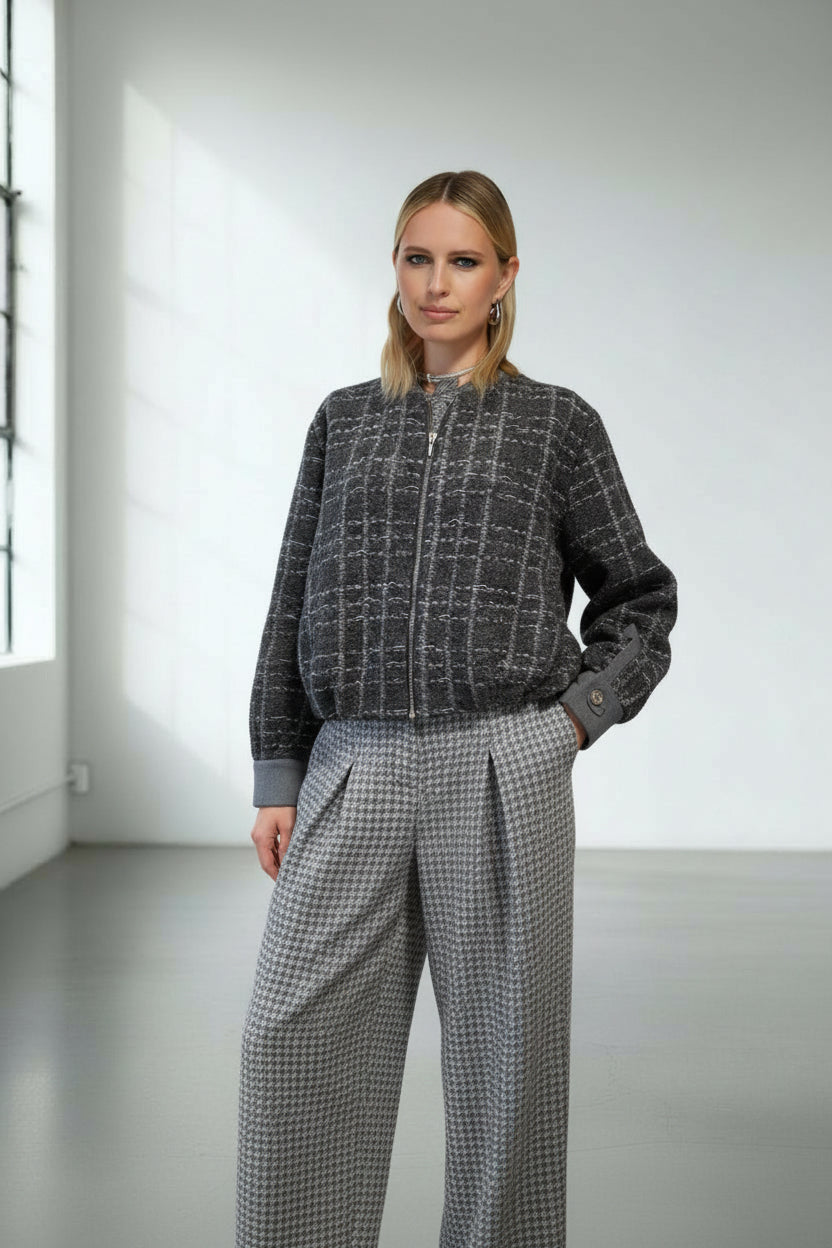 BOMBER MAGLIA JACQUARD