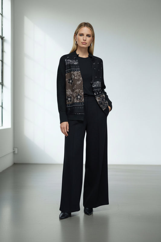 GIACCHINA FOULARD NERO