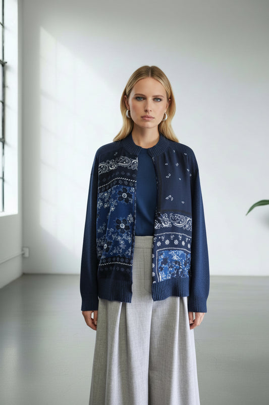 GIACCHINA FOULARD BLU